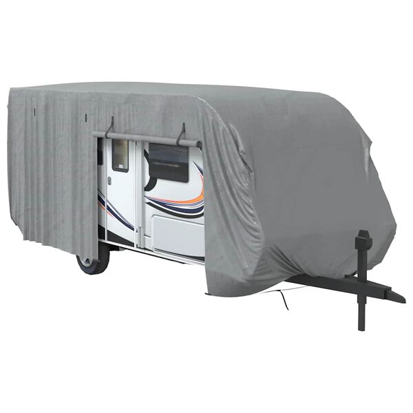 vidaXL Caravan Cover Grey 732x250x220 cm Non-woven Fabric