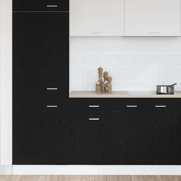 vidaXL Hanging Cabinet Black Oak 50 x 46 x 81.5 cm Engineered Wood