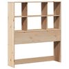 vidaXL Bookcase Bed without Mattress 100x200 cm Solid Wood Pine