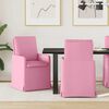 vidaXL Dining Chairs 2 pcs Pink 57 x 67 x 98 cm Fabric