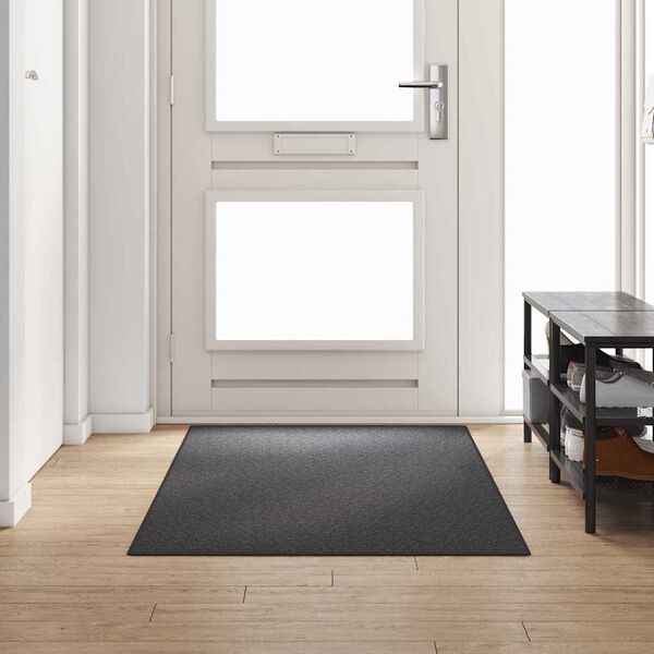 vidaXL Carpet Runner Dark Grey 100 x 250 cm 100% Polypropylene