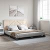 vidaXL Bed Frame without Mattress Grey 200x200 cm Solid Wood Pine
