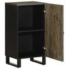 vidaXL Sideboard Black 40x33x75 cm Solid Wood Mango