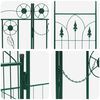 vidaXL Garden Arch with Lock Green 203 x 50 x 218 cm