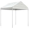 vidaXL Gazebo with Roof White 13.38x2.28x2.69 m Polyethylene