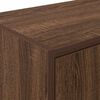 vidaXL Garage Cabinets 2 pcs Brown Oak Engineered Wood