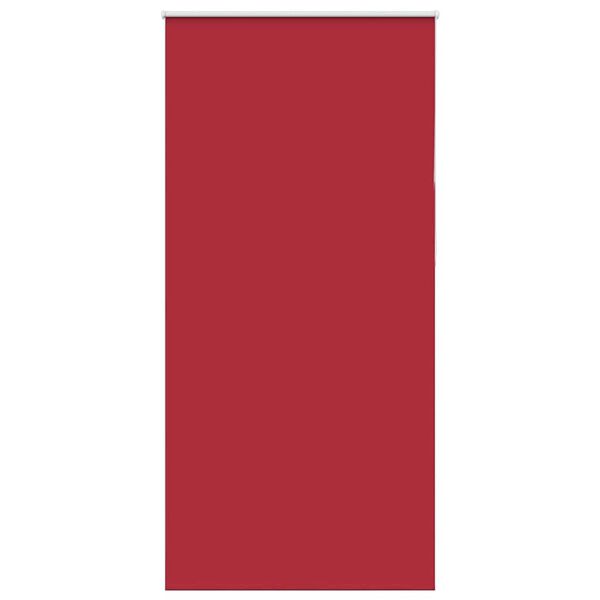 vidaXL Roller Blind Blackout Red 110x230 cm Fabric Width 105.7 cm Polyester