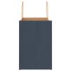 vidaXL Paper Bags 250 pcs with Handles Blue 26x17x25 cm