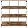 vidaXL Bookshelf Old Wood 102 x 32 x 104.5 cm Engineered Wood