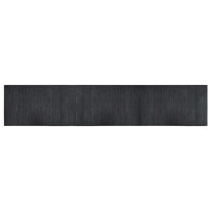 vidaXL Rug Rectangular Grey 60x300 cm Bamboo