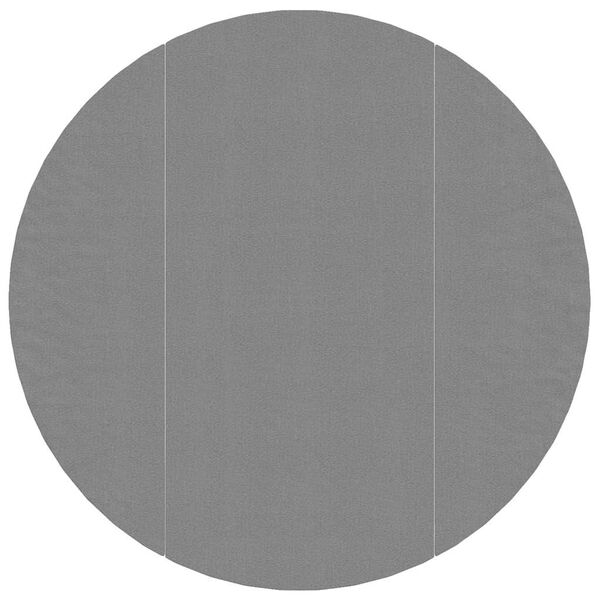vidaXL Pool Ground Cloth Light Grey &Oslash;306 cm Polyester Geotextile