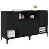 vidaXL Sideboards 2 pcs Black Oak 60 x 35 x 70 cm Engineered Wood