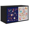 vidaXL Wall-mounted TV Cabinet MAINZ 69 x 33 x 40 cm Black Oak