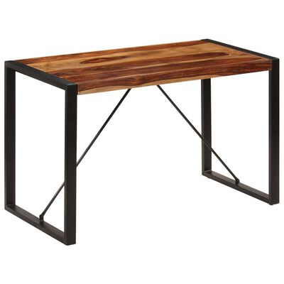 vidaXL Dining Table 120x60x76 cm Solid Sheesham Wood