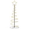vidaXL LED Christmas Tree 100 LEDs Warm White 150 cm