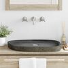 vidaXL Wash Basin Grey 65 x 50 x 6 cm River Stone