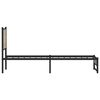 vidaXL Metal Bed Frame without Mattress Sonoma Oak 80x200 cm