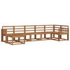 vidaXL Outdoor Sofa Set 7 pcs Natural Solid Acacia Wood