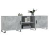 vidaXL TV Cabinet Concrete Grey 150x30x50 cm Engineered Wood
