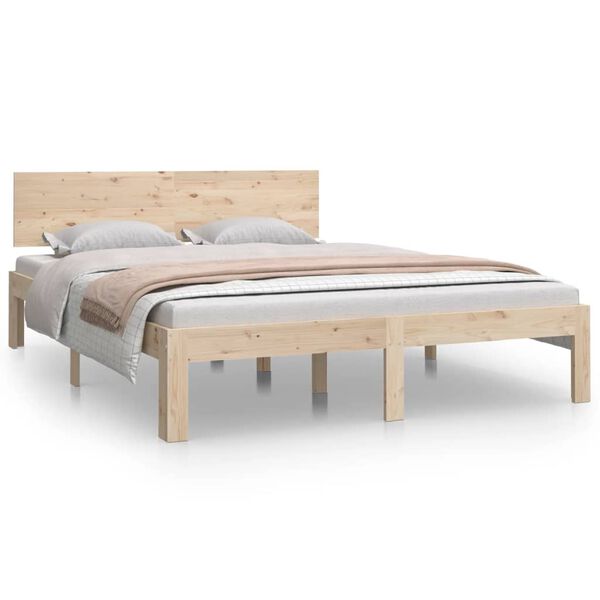 vidaXL Bed Frame without Mattress 135x190cm Double