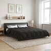 vidaXL Full Year Duvet Quilted Anthracite 200 x 200 cm Microfiber