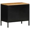 vidaXL Bedside Cabinet 2 pcs Brown and Black 50 x 30 x 45 cm