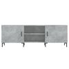 vidaXL TV Cabinet Concrete Grey 150x30x50 cm Engineered Wood