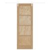 vidaXL Sliding Door ORKDAL Brown 73.5 x 211 cm Solid Pine Wood