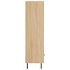 vidaXL Highboard Sonoma Oak 69.5x31x115 cm Engineered Wood