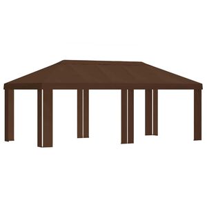 vidaXL Gazebo Cover 6 x 3 m Brown Polyester 190