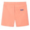 Kids' Shorts with Drawstring Neon Orange 104