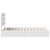 vidaXL Storage Bed with Headboard White 70 x 190 cm Engineered Wood