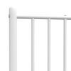 vidaXL Metal Replace Headboard White 75 cm