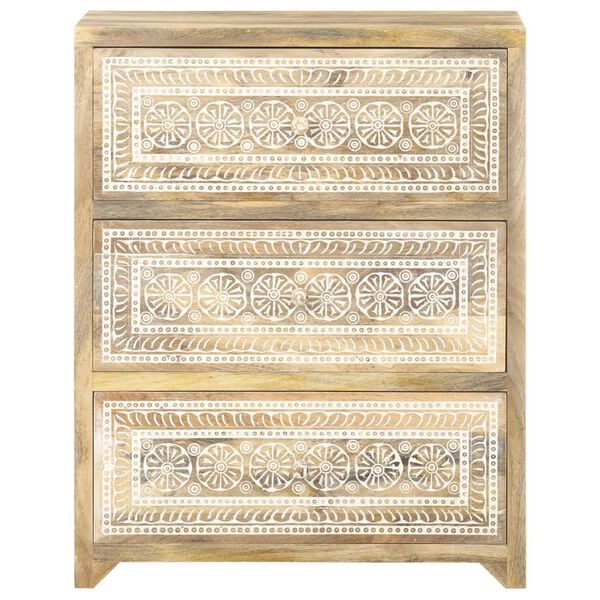 vidaXL Sideboard 60x35x75 cm Solid Mango Wood