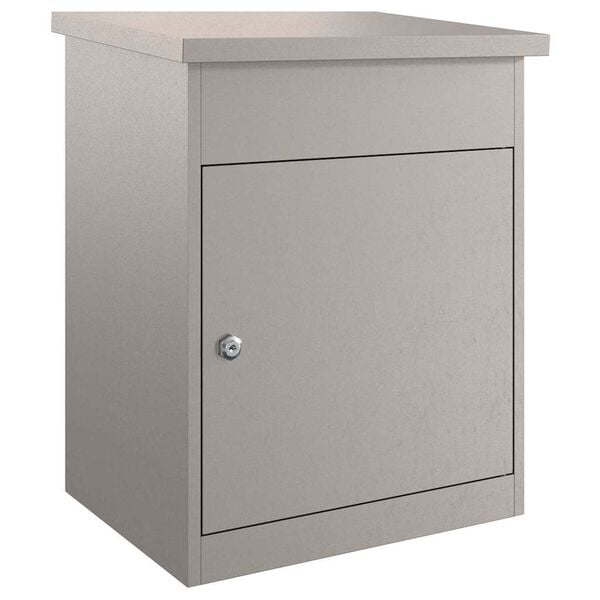 vidaXL Parcel Drop Box Rusty 47.5 x 38 x 59 cm Weathering Steel