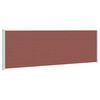 vidaXL Patio Retractable Side Awning 200x614 cm Brown