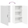 vidaXL Dishwasher Panel Lucca White 50 x 31 x 100 cm Engineered Wood