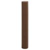 vidaXL Garden Fence Double-Sided Brown 1.8x5 m PVC