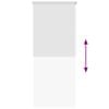 vidaXL Shower Roller Blind 100x240 cm White