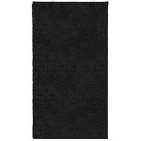 vidaXL Shaggy Rug PAMPLONA High Pile Modern Black 60x110 cm