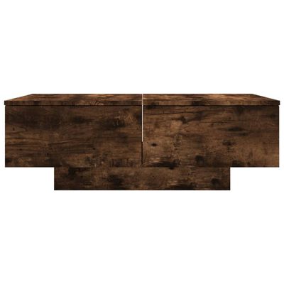 vidaXL Coffee Table Smoked Oak 90x60x31 cm Engineered Wood