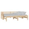 vidaXL Day Bed | Natural Wood | Solid Pinewood | 2x