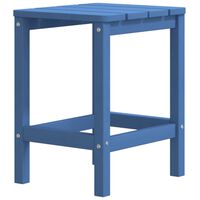 vidaXL Garden Adirondack Table Aqua Blue 38x38x46 cm HDPE