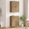 vidaXL Highboard Artisan Oak 69.5 x 34 x 180 cm Engineered Wood