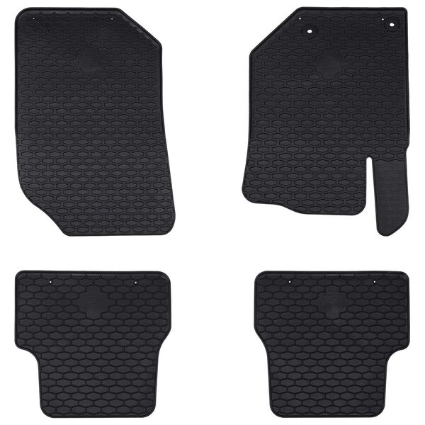 vidaXL Car Mat 4 pcs Black suitable for DS3 2019- Rubber