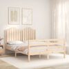 vidaXL Bed Frame without Mattress 140x200 cm Solid Wood