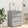 vidaXL Storage Cabinet Grey Sonoma 60 x 48 x 81 cm Engineered Wood