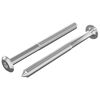 vidaXL Furniture Screws 2 pcs Silver M6 x 70 mm Steel