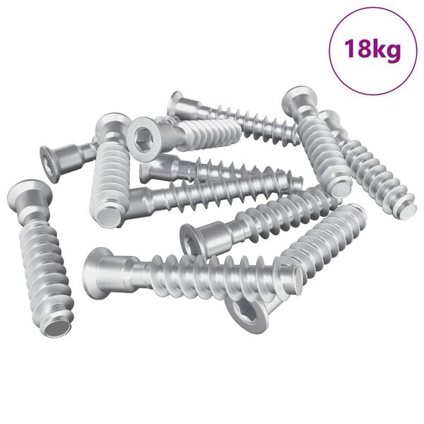 vidaXL Head Cap Screw 2900 pcs Silver Steel