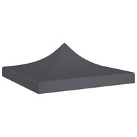 vidaXL Party Tent Roof 2x2 m Anthracite 270 g/m²